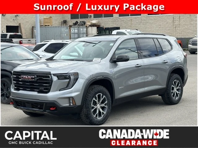 2026 GMC Acadia AT4, grau, 4 km, Import Kanada — Foto 1