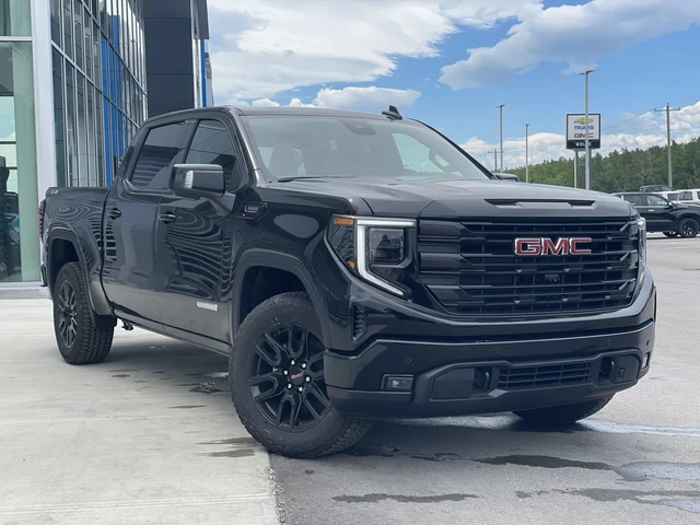 2026 GMC Sierra 1500 Elevation, schwarz, 1 km, Import Kanada — Foto 1