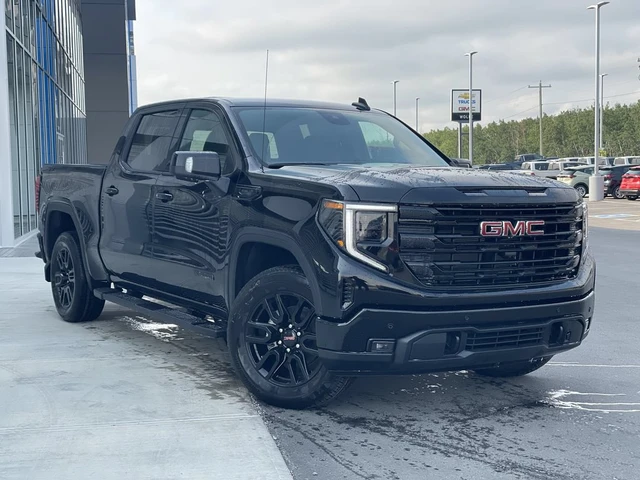 2026 GMC Sierra 1500 Elevation, schwarz, 1 km, Import Kanada — Foto 1