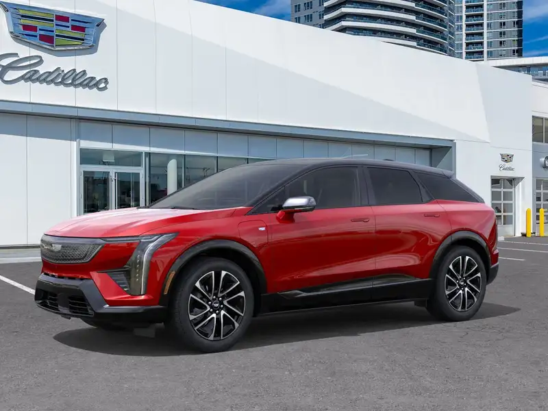 2027 Cadillac Optiq 4dr Sport, rot, 0 km, Import Kanada — Foto 1