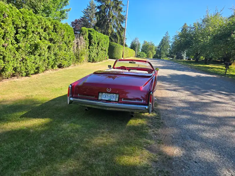 1976 Cadillac Eldorado red, rot, 78.000 km, Import Kanada — Foto 2 z 8