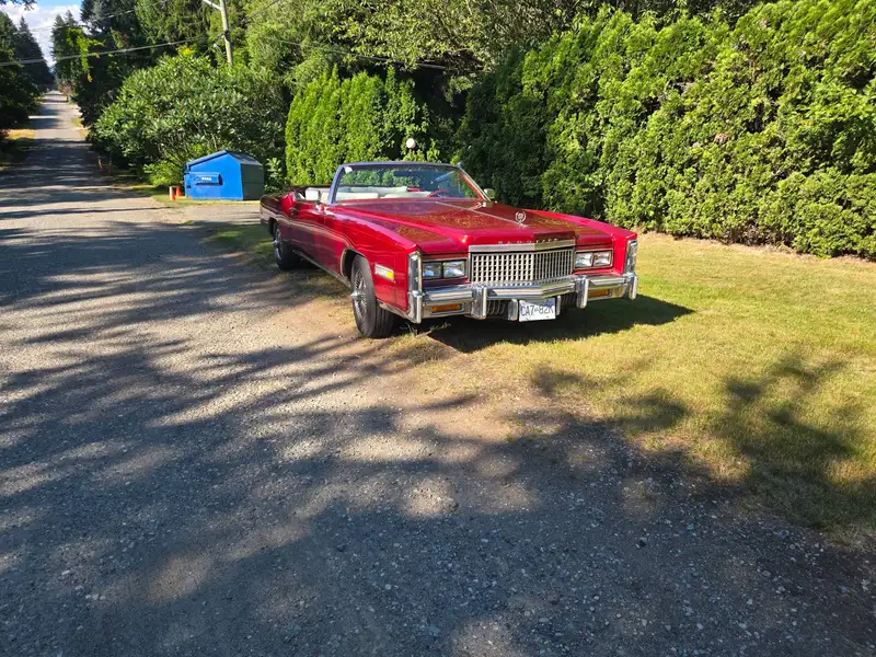 1976 Cadillac Eldorado red, rot, 78.000 km, Import Kanada — Foto 3 z 8