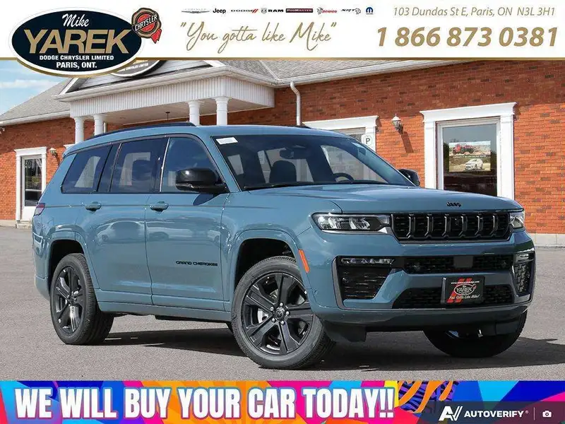 2027 Jeep Grand Cherokee LIMITED RESERVE. 6 SEATER. 3 ROW. LEATHER. RARE!, blau, Import Kanada — Foto 1