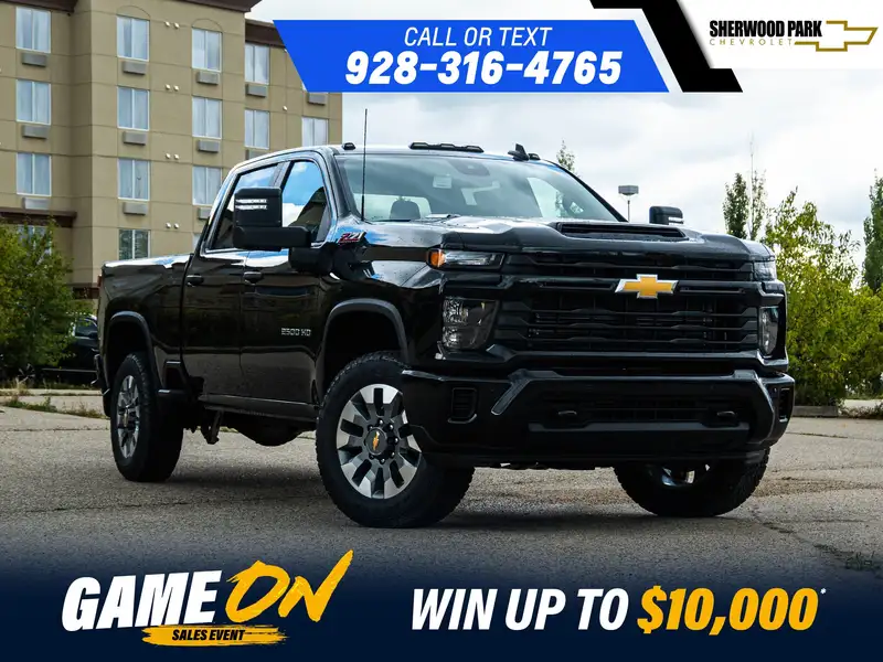 2026 Chevrolet Silverado 2500 Custom, schwarz, 15 km, Import Kanada — Foto 1