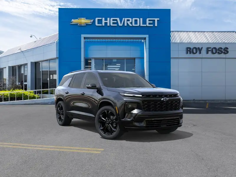 2027 Chevrolet Traverse AWD 4dr RS, schwarz, 0 km, Import Kanada — Foto 2 z 12