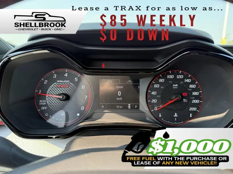 2026 Chevrolet Trax 1RS, schwarz, 0 km, Import Kanada — Foto 9 z 12