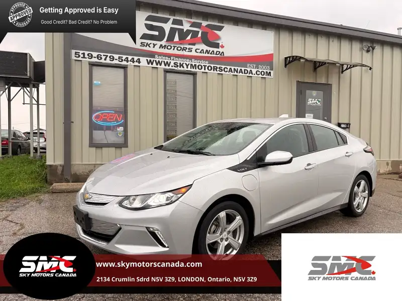 2017 Chevrolet Volt 5dr Hb Lt, silber, 114.701 km, Import Kanada — Foto 1