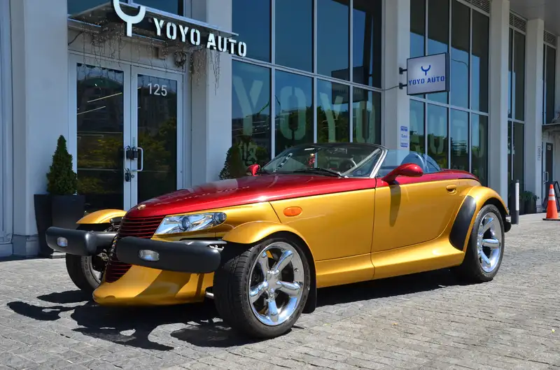 2002 Chrysler Prowler 2dr Roadster, gold, 36.419 km, Import Kanada — Foto 2 z 12