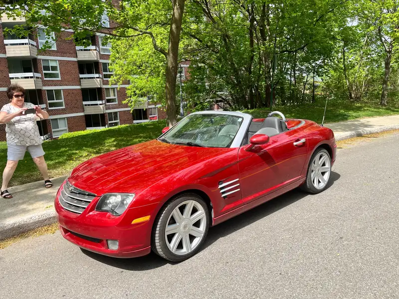 2008 Chrysler Crossfire Limited, rot, 132.600 km, Import Kanada — Foto 1