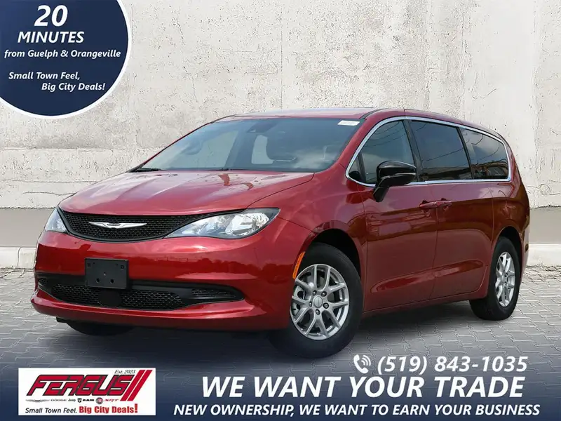 2027 Chrysler Grand Caravan SXT |SiriusXM|ReverseCamera|AppleCarPlay|HtdSeats|, rot, 0 km, Import Kanada — Foto 1