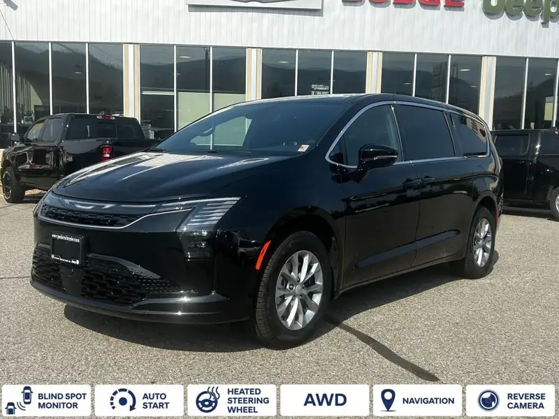 2027 Chrysler Pacifica Select AWD, schwarz, 0 km, Import Kanada — Foto 2 z 12