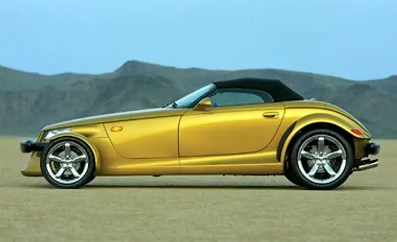 2002 Chrysler Prowler, gold, 14.000 km, Import Kanada — Foto 1