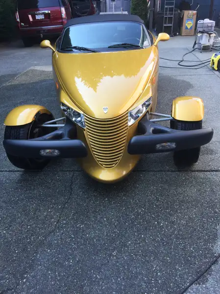2002 Chrysler Prowler, gold, 14.000 km, Import Kanada — Foto 5 z 6