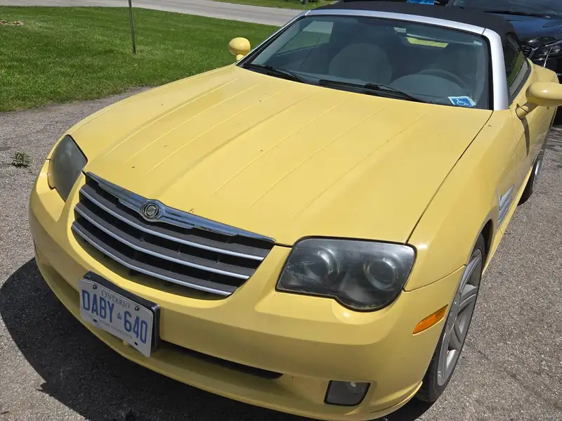 2005 Chrysler Crossfire Limited, gelb, 105.000 km, Import Kanada — Foto 4 z 5