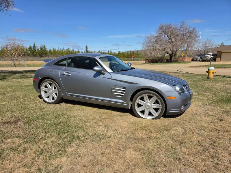 2004 Chrysler Crossfire Coupe, silber, 72.178 km, Import Kanada — Foto 1