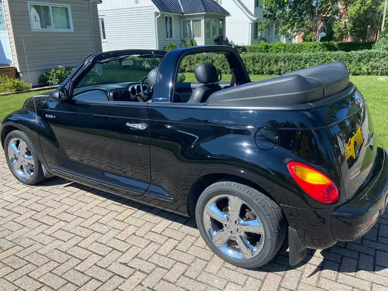 2005 Chrysler PT Cruiser GT, schwarz, 92.226 km, Import Kanada — Foto 3 z 11