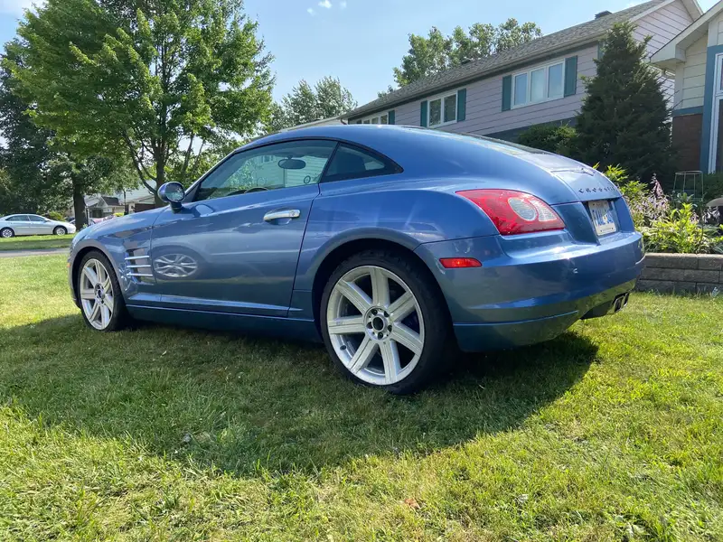 2005 Chrysler Crossfire Limited, blau, 85.000 km, Import Kanada — Foto 1
