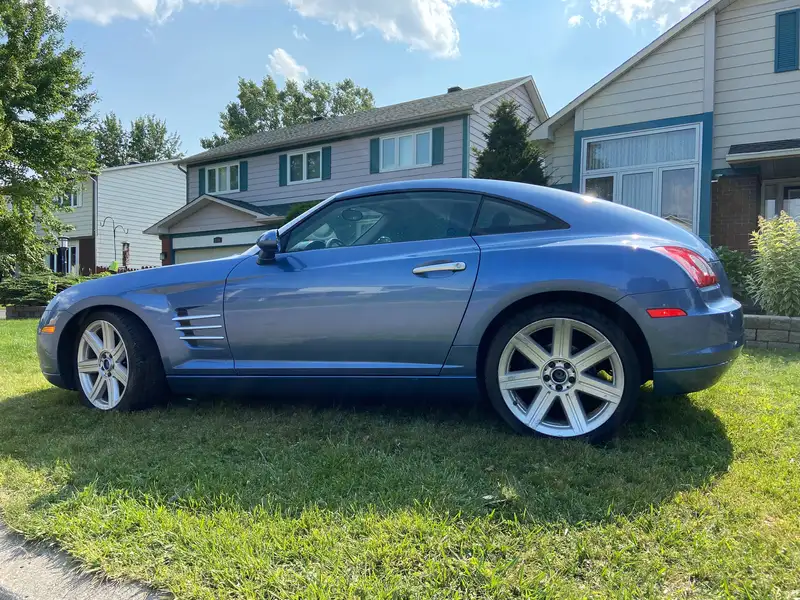 2005 Chrysler Crossfire Limited, blau, 85.000 km, Import Kanada — Foto 5 z 12