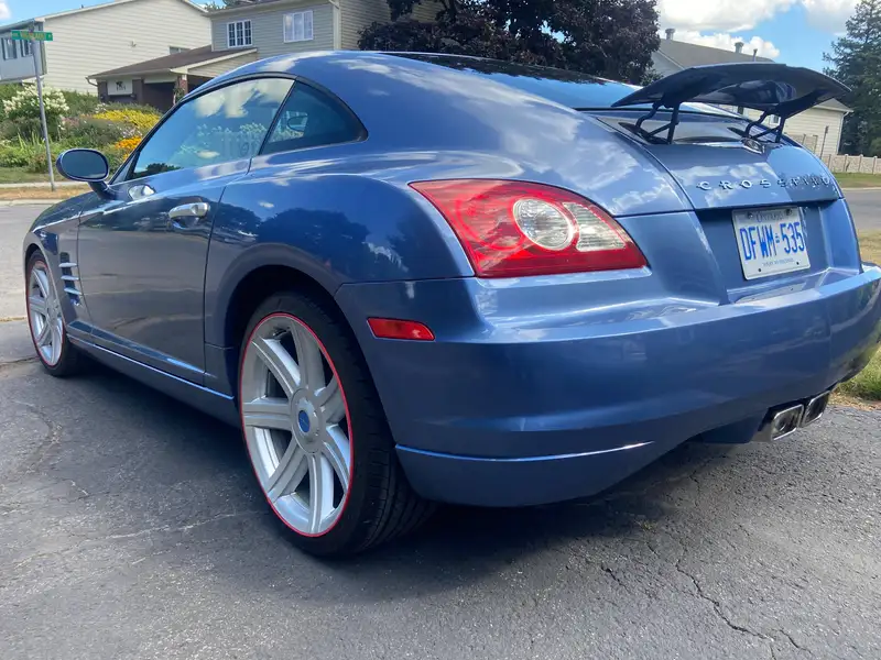2005 Chrysler Crossfire Limited, blau, 85.000 km, Import Kanada — Foto 8 z 12