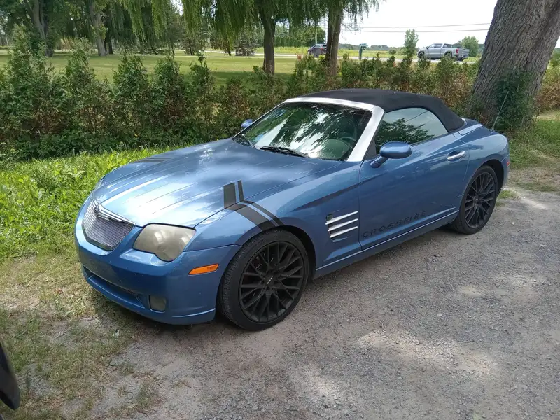 2005 Chrysler Crossfire Limited, blau, 151.000 km, Import Kanada — Foto 1