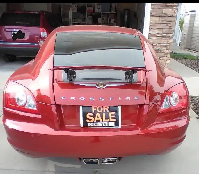 2005 Chrysler Crossfire 2dr Cpe Limited, rot, 32.000 km, Import Kanada — Foto 3 z 6