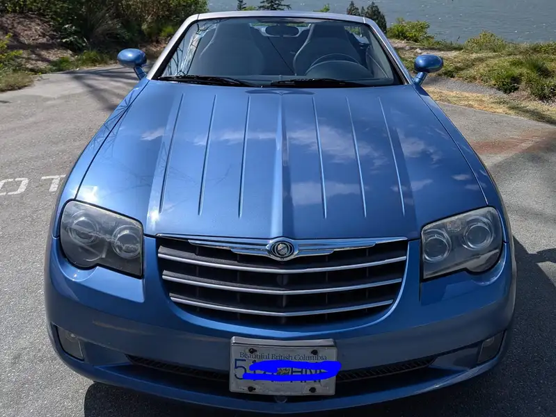 2005 Chrysler Crossfire Limited, blau, 124.200 km, Import Kanada — Foto 1 z 5 2005 Chrysler Crossfire Limited, blau, 124.200 km, Import Kanada — Foto 1 z 5