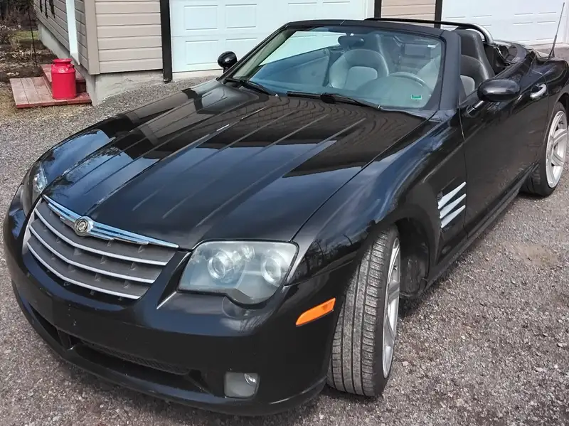 2008 Chrysler Crossfire Limited, schwarz, 140.000 km, Import Kanada — Foto 1