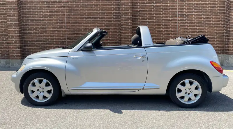 2005 Chrysler PT Cruiser Touring, silber, 76.500 km, Import Kanada — Foto 4 z 12