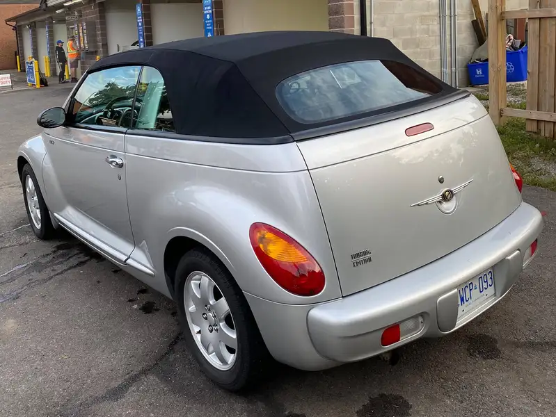 2005 Chrysler PT Cruiser Touring, silber, 76.500 km, Import Kanada — Foto 9 z 12