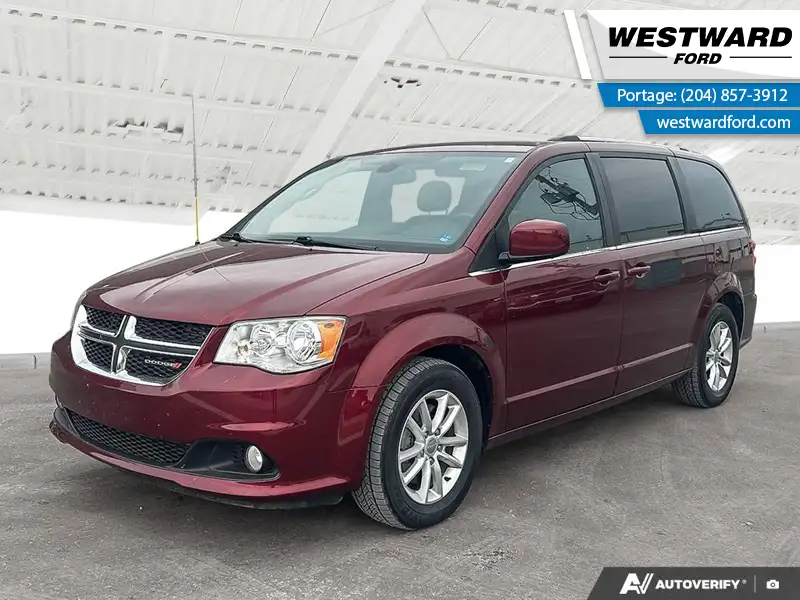 2020 Dodge Grand Caravan Premium Plus, weiß, 35.971 km, Import Kanada — Foto 1