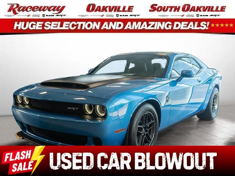 2023 Dodge Challenger Demon 170 | B5 Blue | Collector Grade | Under 200, blau, 20 km, Import Kanada — Foto 1