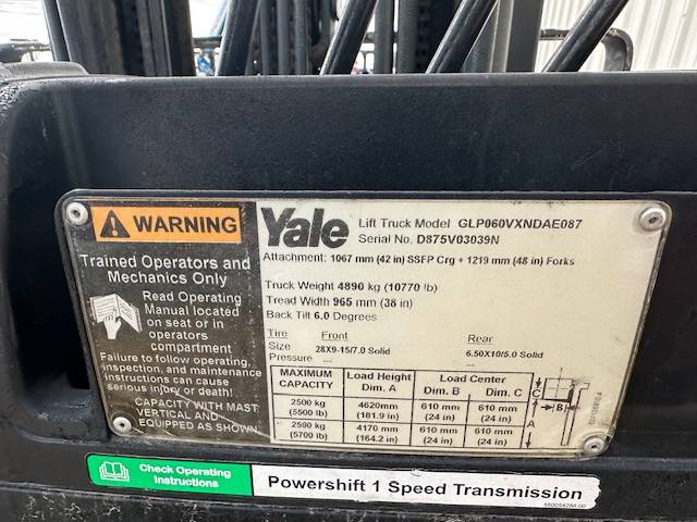 Yale 6000LB, Import USA — Foto 4 z 5