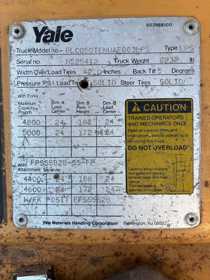 Yale, Import USA — Foto 7 z 7