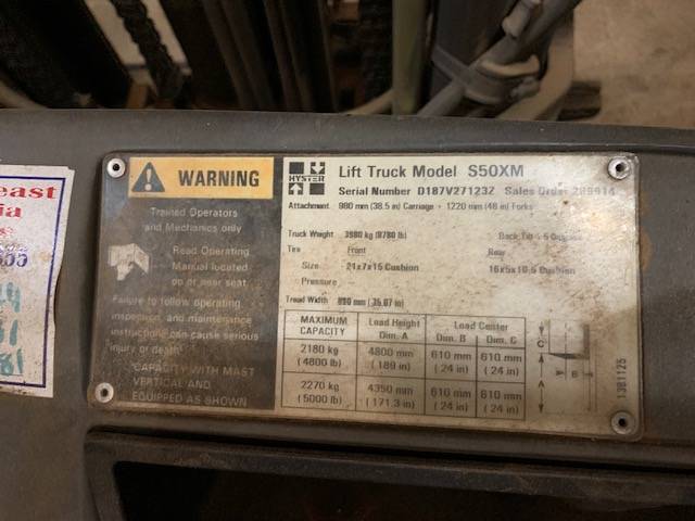 Hyster USED, Import USA — Foto 10 z 10
