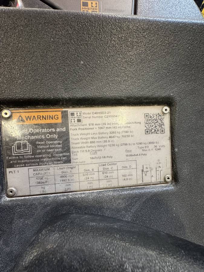 Hyster NARROW, Import USA — Foto 4 z 5