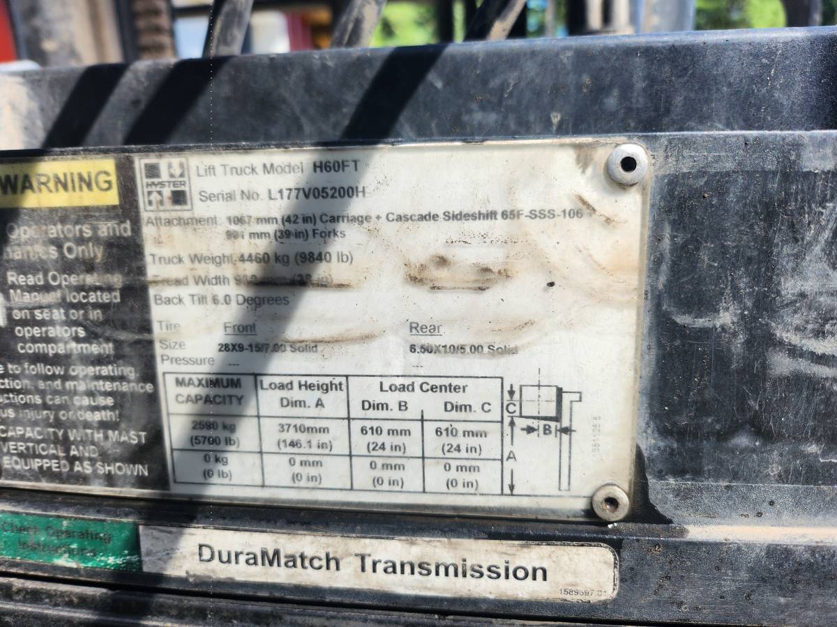 Hyster H60FT, Import USA — Foto 11 z 12