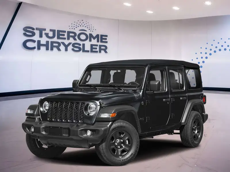 2027 Jeep Wrangler SAHARA, schwarz, 0 km, Import Kanada — Foto 1