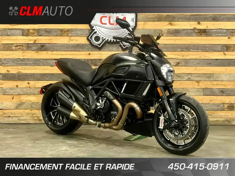 2017 Ducati Diavel, schwarz, 42.259 km, Import Kanada — Foto 1