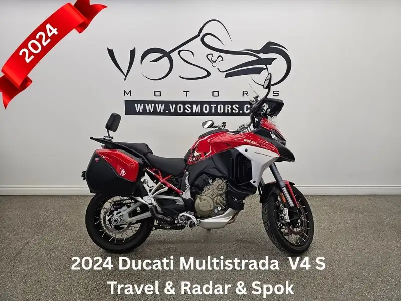 2024 Ducati Multistrada V4 S Travel & Radar & Spok - V7165 -, rot, 4.284 km, Import Kanada — Foto 1