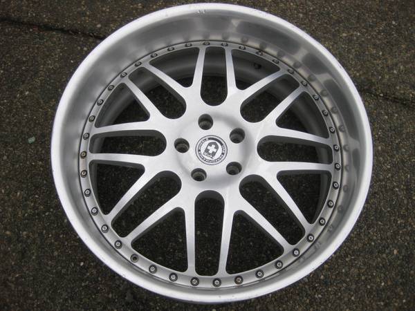 1 X Single BMW HRE 22X10 ET 15mm 3 Piece forged wheel exc cond, Import Kanada — Foto 1