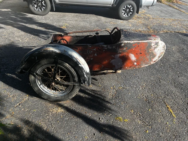 1947 Harley Davidson sidecar, Import Kanada — Foto 1 z 2 1947 Harley Davidson sidecar, Import Kanada — Foto 1 z 2