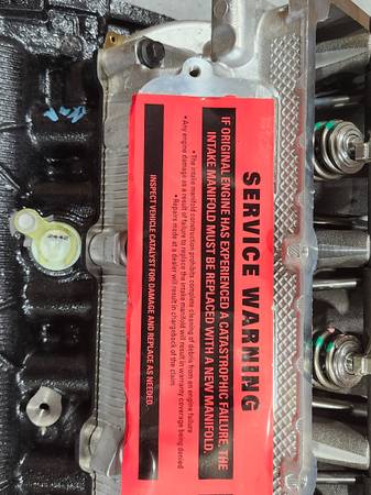 Brand nový 5.7L V8 Hemi Long Block Engine OE Mopar 68409309AA NON-MDS, Import USA — Foto 7 z 12