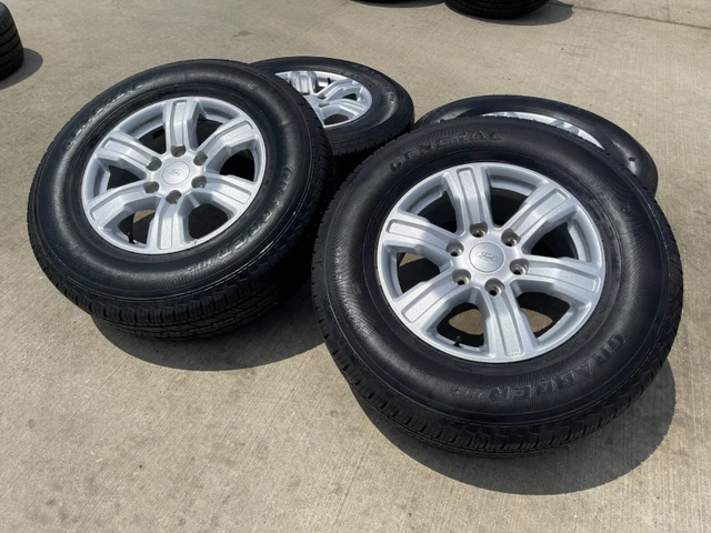 2019–2026 Ford Ranger 17” Silver Rims & Hankook Dynapro Tires, silber, Import Kanada — Foto 3 z 5