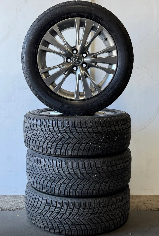 Lexus rx350 rx450h rims wheels 235/55/19 michelin snow tires, Import Kanada — Foto 1