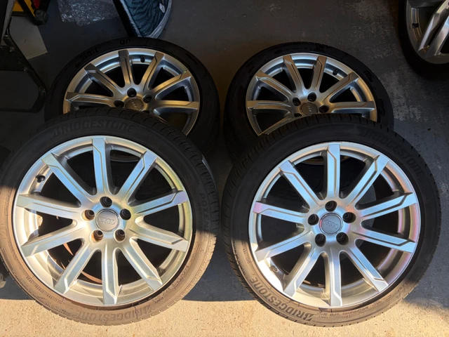 18" Audi OE Wheels+Bridgestone 245/40R18 Potenza RE980AS+ Tires, Import Kanada — Foto 1