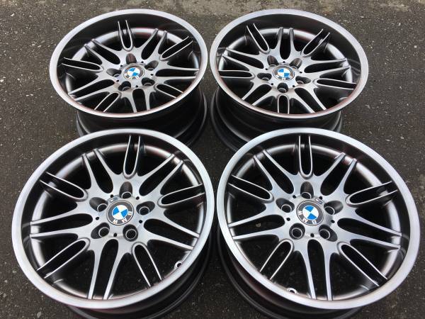 sada ULTRA RARE Genuine OE 18" BMW E39 M5 Style 65 rims, Import Kanada — Foto 5 z 5