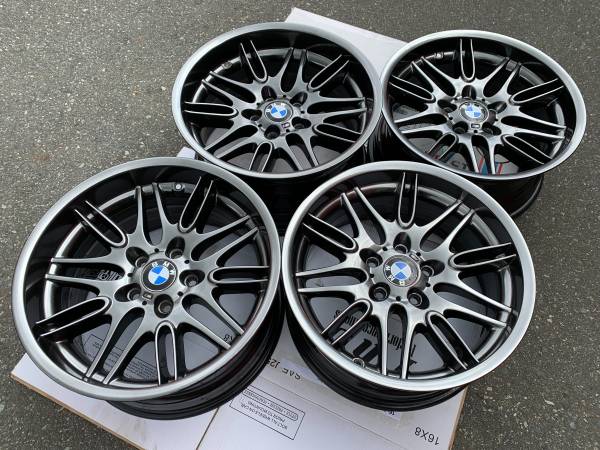 sada RARE Genuine OE 18x8/9.5 BMW E39 M5 Style 65 rims, Import Kanada — Foto 2 z 5