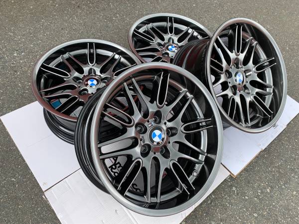 sada RARE Genuine OE 18x8/9.5 BMW E39 M5 Style 65 rims, Import Kanada — Foto 3 z 5