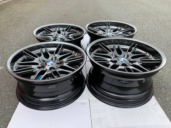 sada RARE Genuine OE 18x8/9.5 BMW E39 M5 Style 65 rims, Import Kanada — Foto 5 z 5