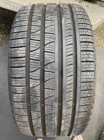 1 X single 315/35/21 Pirelli scorpion verde A/S NO wit 75% tread, Import Kanada — Foto 1